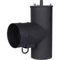 Патрубок дымохода вертикальный ROMMER D=150, L=304, H=396, RSB-1110-041395