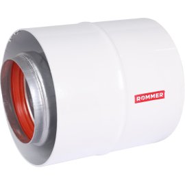 Начальный участок традиционный вертикальный коаксиальный ROMMER D60(м-м)/100(п-п) (Bosch, Buderus, Navien S/C/E, Baxi ECO Nova/Classic, Лемакс) в комп. фланец, RCA-6010-240100