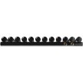 Стальной трубчатый радиатор STOUT TUBE ROUND нижнее правое подключение 12 секций R40 1-1750-12 RT RAL9005, STR401175012RTRAL9005