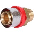 Муфта TIEMME с наружной резьбой 26x1/2 для металлопластиковых труб прессовой, 1650180