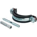 Комплект STOUT хомут+шпилька шуруп +дюбель пластиковый 2 (59-65), SAC-0020-100002