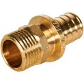 Переходник с наружной резьбой ROMMER 20xG 1/2 для труб из сшитого полиэтилена аксиальный, RFA-0001-002012