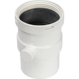 Элемент дымохода  STOUT горизонтальный DN80  п/м с патрубком для отвода конденсата, SCA-0080-020135