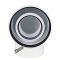 Отвод 90° конденсационный коаксиальный ROMMER D60(п-м)/100(п-м), RCA-8610-010090