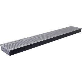 Внутрипольный конвектор STOUT SCQ-1100 75х240х1500 (Решётка роликовая) правое подключение, SCQ-1100-0724150