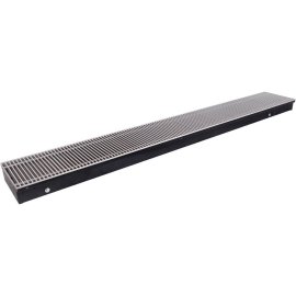 Внутрипольный конвектор STOUT SCQ-1100 75х240х1750 (Решётка роликовая) правое подключение, SCQ-1100-0724175