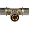 Тройник STOUT равнопроходный 26х26х26 для металлопластиковых труб прессовой, SFP-0006-262626