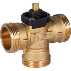 Компактный 3-Ходовой зональный клапан, сервопривод 230V STOUT с кабелем 1м, НР 1 1/4, SVM-0170-300132