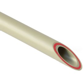 Труба армированная стекловолокном Pro Aqua RUBIS d=25 PP-R SDR 6 Серая 2м, PA37210PG