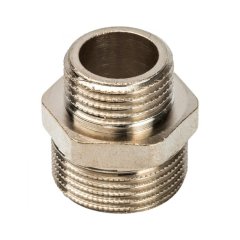 Ниппель НН STOUT переходной никелированный 1/4X1/8, SFT-0004-001418
