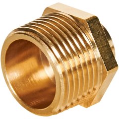 Переход JINTIAN ВП-НР 15x3/4 из латуни под пайку, JT-142431534