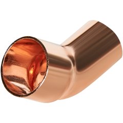 Отвод JINTIAN 45° ВП-НП 15 медь 15 под пайку, JT-1504015