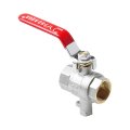 Кран шаровой полнопроходной Pro Aqua D 3/4 для подключения датчика температуры, ручка-рычаг, В-В, FWL61-F20-F20X