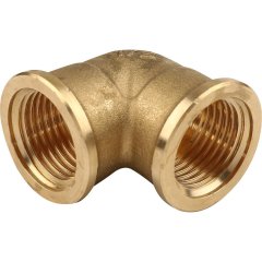 Угольник TIEMME ВВ 1/2х1/2 для стальных труб резьбовой, 1500018