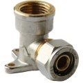 Угольник Pro Aqua D 16x1/2 с креплением ВР (компресс.), K22-16-F15