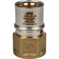 Переходник STOUT с внутренней резьбой 3/4 х26 для металлопластиковых труб прессовой, SFP-0002-003426
