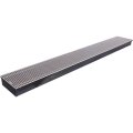 Внутрипольный конвектор STOUT SCN-1100 80х240х1800 (Решётка роликовая) правое подключение, SCN-1100-0824180
