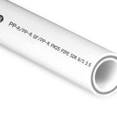 Труба PPR/GF/PPR  40х6,7 PN25 белый 2м РТП
