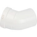 Элемент дымохода STOUT отвод 45° п/м DN80, SCA-0080-000045