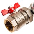 Распределительный коллектор из латуни без расходомеров STOUT 12 выходов, SMB 0468 000012