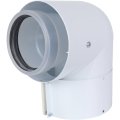 Отвод Vaillant для труб 80/125 мм. 87° РР, 303210
