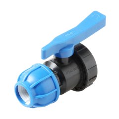 Кран муфта шаровой Pro Aqua ПНД UNIO D 20x1/2 вр, 9910000000F020