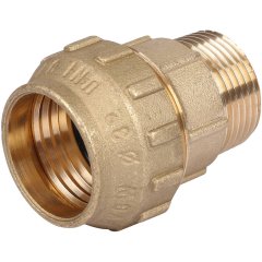 Муфта TIEMME с наружной резьбой 32х1 для труб ПНД винтовой, 3400001