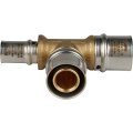 Тройник переходной STOUT 26х26х16 для металлопластиковых труб прессовой, SFP-0005-262616