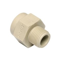 Переход Ekoplastik ППр с пластмассовой резьбой наружной 25x3/4, SDG02525RCT