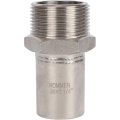Вставка переходная НПр-НР ROMMER 35х1 1/4 из нержавеющей стали прессовой, RSS-0024-035114