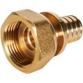 Переходник с накидной гайкой ROMMER 20xG 3/4 для труб из сшитого полиэтилена аксиальный, RFA-0019-002034