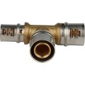 Тройник переходной STOUT 26х26х20 для металлопластиковых труб прессовой, SFP-0005-262620