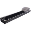 Внутрипольный конвектор STOUT SCN-1100 110х240х1600 (Решётка роликовая) правое подключение, SCN-1100-1124160
