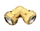 Угольник TIEMME 25х25 для труб ПНД винтовой, 3400012