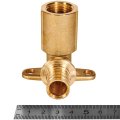 Угольник настенный с длинным нарезным патрубком ROMMER 20-G 1/2 для труб из сшитого полиэтилена аксиальный, RFA-0032-002012