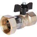 Кран шаровой STOUT 3/4x1 с накидной гайкой, ВР/накидная гайка, ручка бабочка, SVB-0009-002025