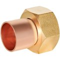 Переход JINTIAN ВП-ВР 15x1/2 с накидной гайкой из меди под пайку, JT-153591512