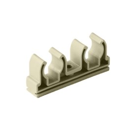 Опора двойная Pro Aqua d=20 PP-R Серая, PA18508PG