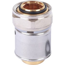 Фитинг Itap Multi-Fit с накидной гайкой 510 (внутренняя резьба, (26x3)x3/4) для металлопластиковых труб, 44103