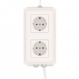 Блок управления 2-мя розетками проводной Ectocontrol, ec01021