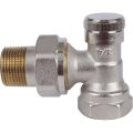 Клапан запорный Danfoss угловой никелированный RLV-20 Danfoss, 003L0145