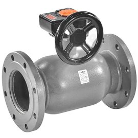 Кран шаровой LD Ду 350 Ру16 фланцевый с редуктором, КШ.Ц.Ф.Р.350/300.016.Н/П.02
