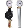 Насосная группа Meibes V-UK 1 с насосом Grundfos UPM3 Hybrid 25-70, без смес., слева, M66813.36