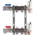 Коллектор из нержавеющей стали в сборе без расходомеров ROMMER 2 выхода, RMS-3210-000002