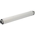 *SCA-6010-001001 STOUT Элемент дымохода DN60/100 фин.уч-ок 1000 мм для горизонт. прохода через стену с антиобмерз.оголовком, SCA-6010-001001