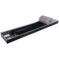 Внутрипольный конвектор STOUT SCN-1100 80х300х1400 (Решётка роликовая) правое подключение, SCN-1100-0830140