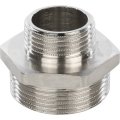Ниппель НН STOUT переходной никелированный 1 1/2X1, SFT-0004-001121