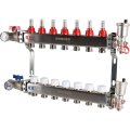 Коллектор из нержавеющей стали в сборе с расходомерами ROMMER 7 выходов, RMS-1210-000007