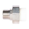 Муфта комбинированная Pro Aqua d=20-1/2 PP-R разъемная (американка) УСИЛЕННАЯ НР Белая, PA21008S