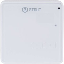Беспроводной комнатный регулятор STOUT R-8z, белый, STE-0101-008003